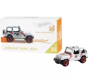 New Hot Wheels iD Cars Jurassic Park Jeep Limited Collectible Steven Spielberg  - Picture 1 of 7