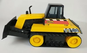 Tonka 738 Bulldozer Metal & Plastics 18"  Moving Blade, Dirt Mover, Construction - Picture 1 of 7