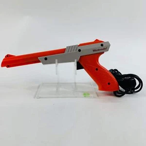 Used Nintendo Zapper Gun Orange NES-005 1985 Light Gun Controller Original - Picture 1 of 4