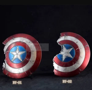 1/6 BY-S1 S2 Captain America Battle Damaged Metal Shield Model Accessory Figure - Picture 1 of 9