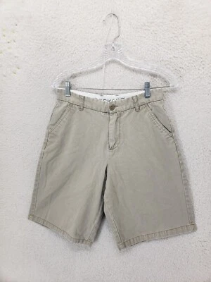 Chino Dockers Chicos Corto 18 Tostado 100% Algodón Pierna Recta Frente Plano Calce Regular Foto 1 de 4