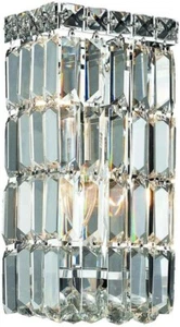 Elegant Lighting 2032W6C/RC Royal Cut Clear Crystal Maxim 2-Light Crystal Wall - Picture 1 of 5