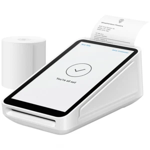 Square Terminal Payment Card Reader 20 Rolls Printing Receipts Wi-Fi Use All - Picture 1 of 10