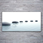 Canvas print Wall art on 120x60 Image Picture Stones Water Art