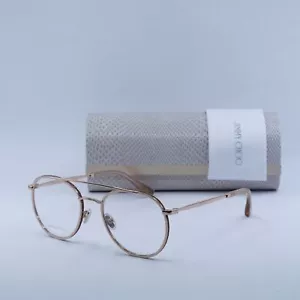 JIMMY CHOO JC230 0EYR 00 Gold Pink 51mm Eyeglasses New Authentic - Picture 1 of 6