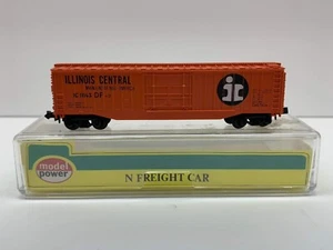 Model Power No.3091 50' Box Car Illinois Central IC #11143 DF-2 N - Picture 1 of 11