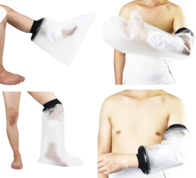 LIFESWONDERFUL Wasserdichte Bandage Cast Protektoren für Arm-, Bein-, Knie-, Fuß- oder Ellenbogenverbände
