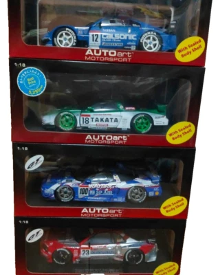 Autoart 1/18 NSX JGTC BNR34 SKYLINE GT-R Xanavi NISMO Fairlady Calsonic IMPUL - Image 1 of 4