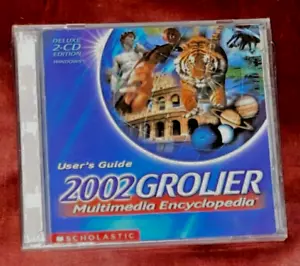The 2002 Grolier Multimedia Encyclopedia User's Guide Scholastic-*** Sealed*** - Picture 1 of 2