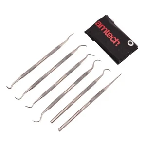 Juego de 6 piezas de sonda de pick and gancho conjunto removedor de sellos agarre suave calidad acero - Imagen 1 de 12
