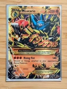 Pokemon TCG Mega Lucario EX - 113/111  XY Furious Fists Secret Rare - Near Mint - Picture 1 of 2