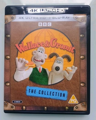 Wallace & Gromit: The Collection (2024) 4K UHD + Blu-ray | 3-Disc UK Set | Nick - Image 1 of 4