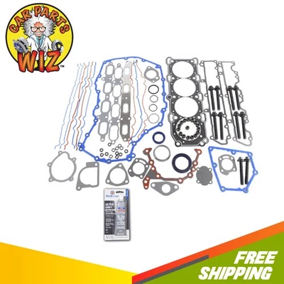 Kit de parafusos conjunto de junta de cabeça de motor compatível com 92-95 Pontiac Sunfire 2.3L DOHC 16v QUAD 4 - Imagem 1 de 4