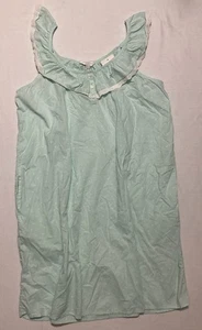 CHARTER CLUB Nightgown with Lace Trim and Ruffled Neckline MINT GREEN L - Picture 1 of 4
