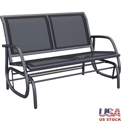 Скамья для планера на 2 человека качели кресло-качалка стальная рама водонепроницаемая сделано в США - Изображение 1 из 4