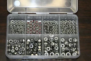 M3-0.50 A TRAVÉS DE M10-1.50 MÉTRICO NYLON INSERTAR TUERCA DE BLOQUEO ACERO ZINC SURTIDO - Imagen 1 de 1