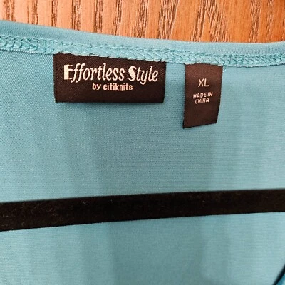 Effortless Style by Citiknits Cardigan ligero para mujer con volantes Talla XL Foto 1 de 4