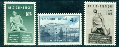 1951 Breendonk Memorial,Fort,Fortress,Prison camp,WWII,Belgium,906,CV€50/$65,MNH - Image 1 of 2