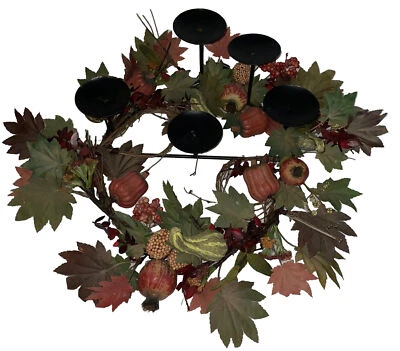 "Centro de mesa con candelabros extraíbles de 24"" para cosecha de otoño Navidad alrededor del mundo" Foto 1 de 4