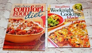 2 Taste of Home Cookbook Comfort Food Diet Easy Recipes 2011 2007 Hardback  - Picture 1 of 10