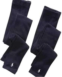 Polo Ralph Lauren Little Girls Footless Navy Tights Size 7-10 (S/M) NWT - Picture 1 of 1