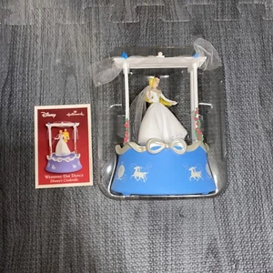 NIB Hallmark Keepsake Ornament 2005 Disney Wedding Day Dance Cinderella & Prince - Picture 1 of 10