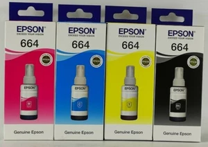 Epson T664 Ecotank Tintenflaschen verschiedene Farben 70ml - Bild 1 von 6
