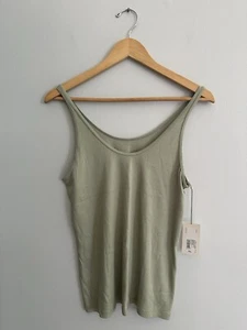 Neu mit Etikett A New Day grünes geripptes Spaghettiträger-Tanktop Damengröße XXL Basisschicht - Bild 1 von 7
