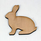 Wooden Rabbits 5cm small Sitting bunny laser cut craft shapes 50mm 5mm plywood