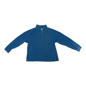 L.L.Bean Men Size Large Regular Jacket Dark Blue Pullover Phone iPod Pocket - Picture 1 of 10