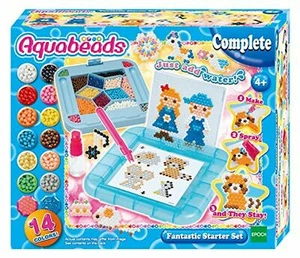 Aquabeads FANTASTIC STARTER SET Over 800 Jewel & Solid Bead - Picture 1 of 10