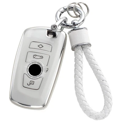 Cubierta de llave remota TPU para BMW 528i 328i 630 430 X3 X4 740Li 2012-2020 Foto 1 de 4