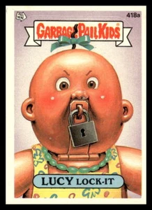 1987 Topps Garbage Pail Kids Series 11 #418a Lucy Lock-It - Bild 1 von 2
