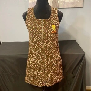 Warner Bros. Studio Store Kids Tweety Bird Zipper Dress Size XLG - Picture 1 of 4