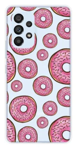 Coque en silicone imprimée compatible Samsung Galaxy A53 5G Donuts - Photo 1 sur 3