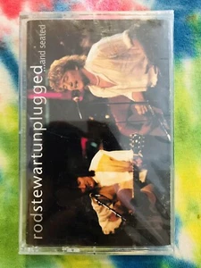 Rod Stewart Unplugged and Seated Cassette Tape with Ronnie Wood of Stones New - Picture 1 of 2