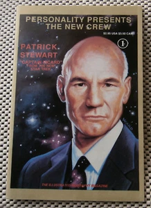 Personality Presents PICARD "STAR TREK The New Crew" b/w - Picture 1 of 5