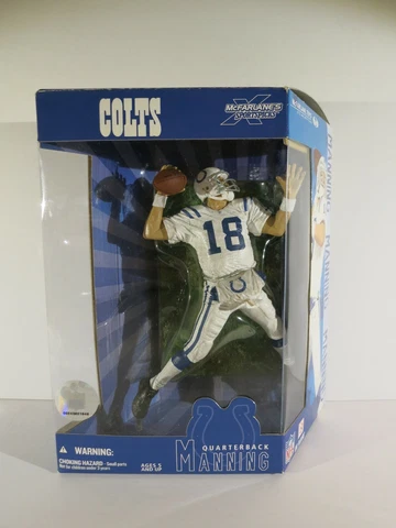 McFarlane NFL Super Bowl XLI Exclusive PEYTON MANNING White Jersey NEW Cover