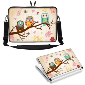 Neoprene Laptop Computer Bag w Shoulder Strap & Matching Skin Fit to15.6" 3080 - Picture 1 of 4