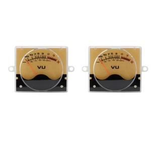 2pcs P-55SI High Precision DB Meter Amplifier Audio Level Meter with Backlight - Picture 1 of 5