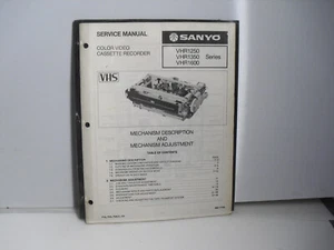 Sanyo VHR1250 Original Service Manual mechanism - Bild 1 von 2