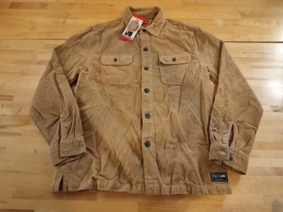 UNIONBAY Men's Long Sleeve Button Down Corduroy Shirt Jacket Tan Medium - Image 1 of 4