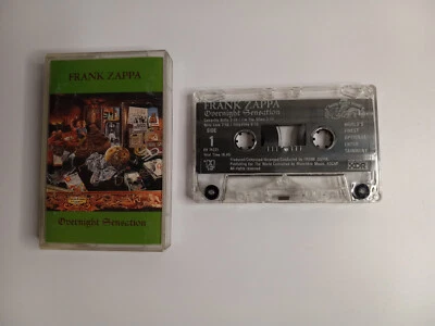 Frank Zappa - Overnight Sensation (Cassette Tape, 1989) Barking Pumpkin Records - Image 1 of 2