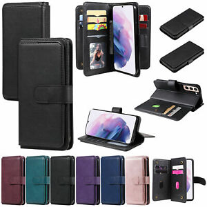 For Samsung Galaxy S20 21 9 Plus Shockproof Leather Card Wallet Slim Phone Case