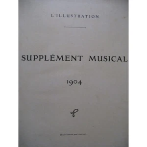 L'Illustration Supplement Musical Piano Singer 1904 - Picture 1 of 9