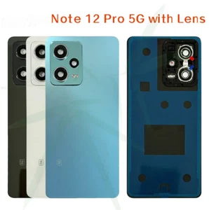 For Xiaomi Redmi Note 12 Pro 5G Original Battery Back Cover Glass Housing Door - Picture 1 of 9
