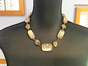 Stephen Dweck Pyrite and Quartz Necklace - Picture 1 of 11