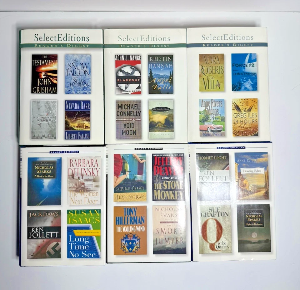 Reader’s Digest Select Editions Lot of 6 Hardcover Books Vintage - Image 1 of 4