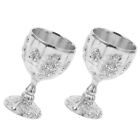  2 Pcs Martini Glasses Vintage Drinking European High-end Wine Coffee Cup