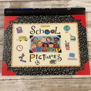 VTG New Seasons School Pictures Scrapbook Keepsake Spiral Bound Whimsical K-8  - Picture 1 of 10